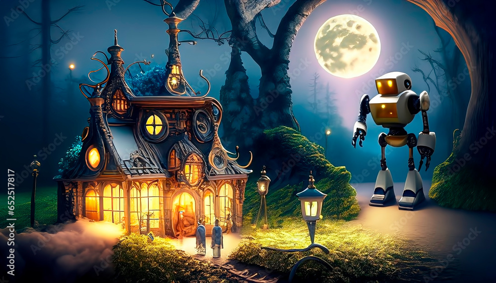 Unexpected guest in a fairyland Unexpected guest in a fairyland