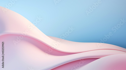 soft subtle perfectly smooth curves, pastel, light pink, light blue, minimalism