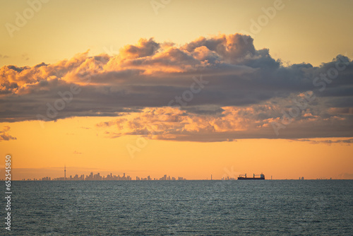 Photography Toronto skyline sunset