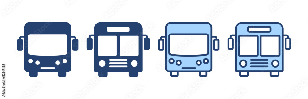 Bus icon vector. bus sign and symbol Bus icon vector. bus sign and symbol