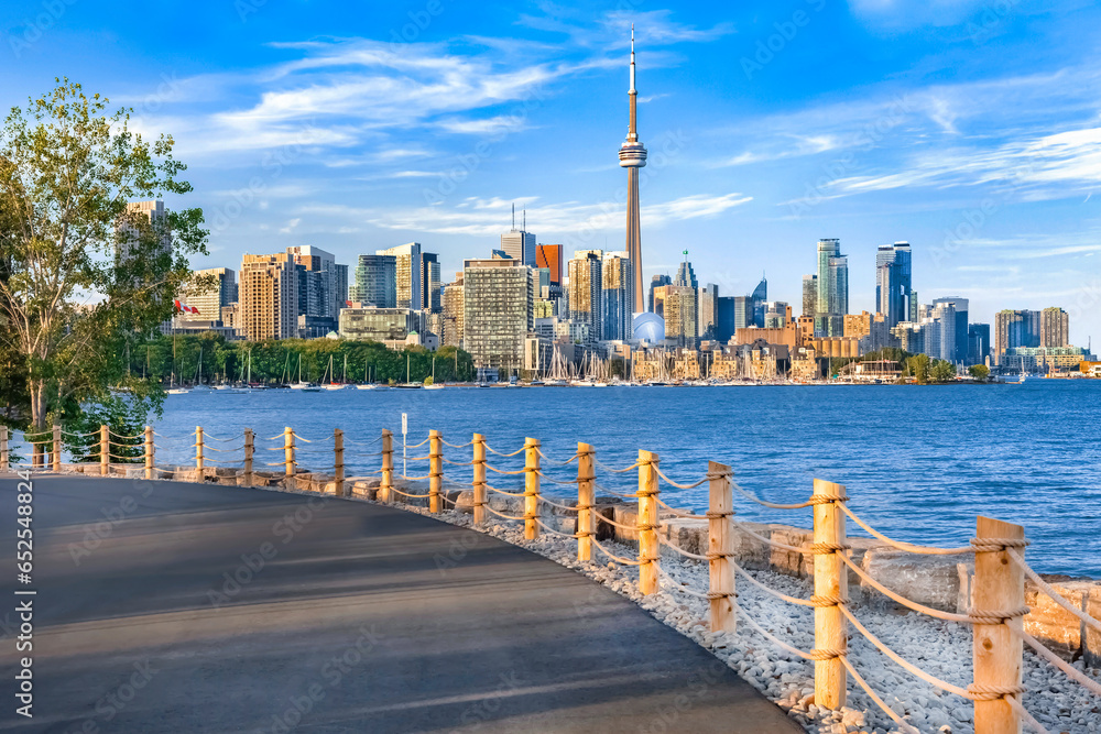Toronto skyline from Tillium Park - obrazy, fototapety, plakaty 