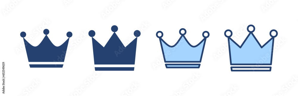Crown icon vector. crown sign and symbol Crown icon vector. crown sign and symbol