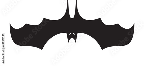 Flying bat. Vector illustration