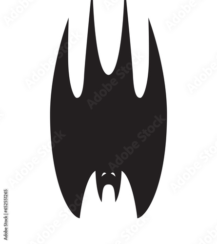 Flying bat. Vector illustration