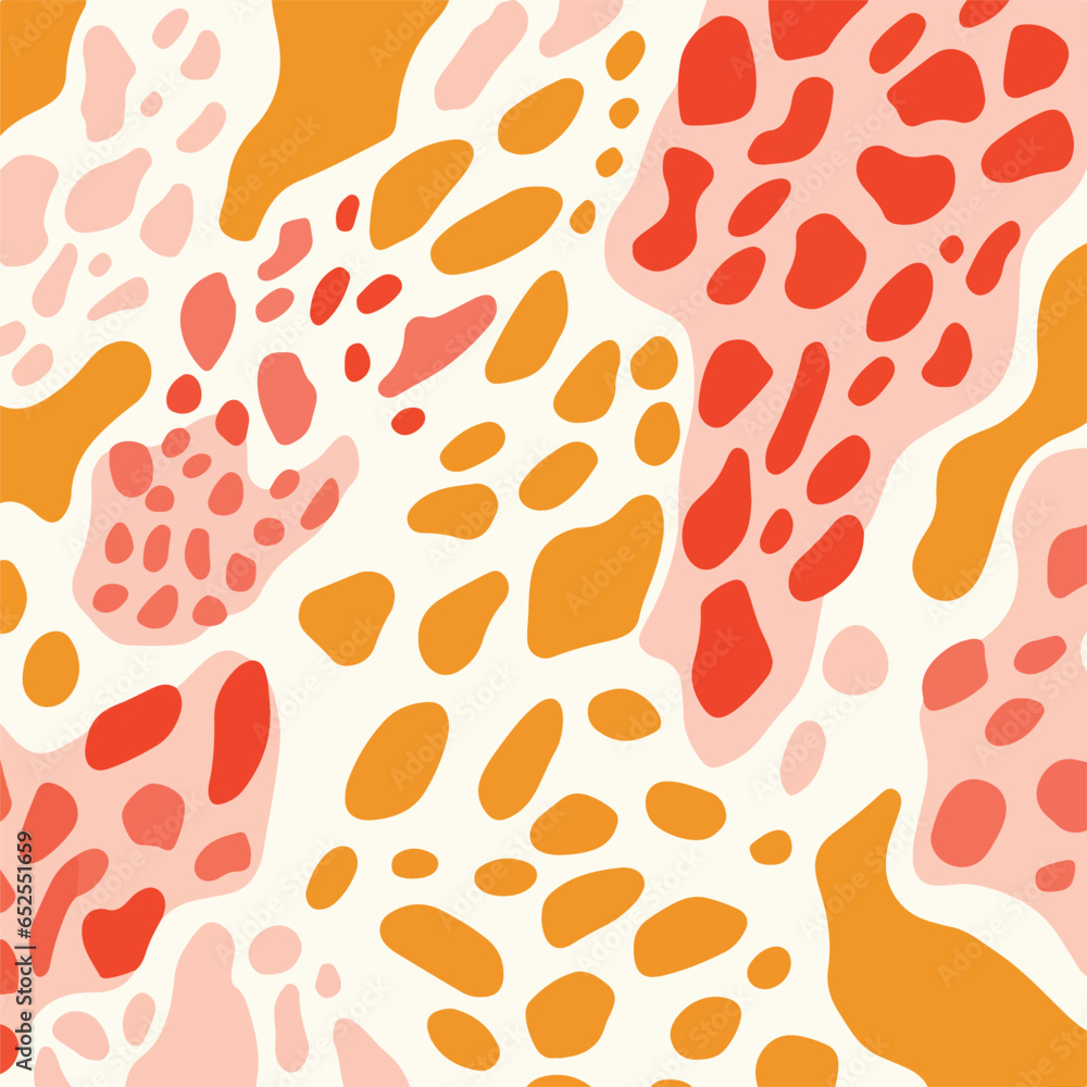 A small tropical style leopard fabric pattern on white background
