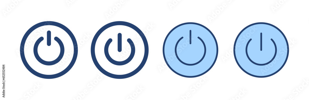 Power icon vector. Power Switch sign and symbol. Electric power Power icon vector. Power Switch sign and symbol. Electric power