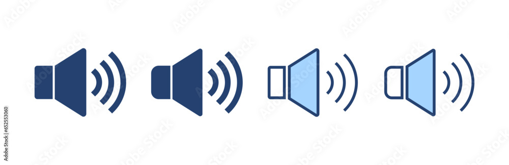 Speaker icon vector. volume sign and symbol. loudspeaker icon. sound symbol Speaker icon vector. volume sign and symbol. loudspeaker icon. sound symbol