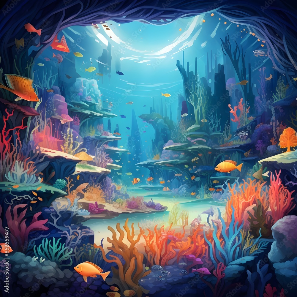 Obraz premium Coral Wonderland