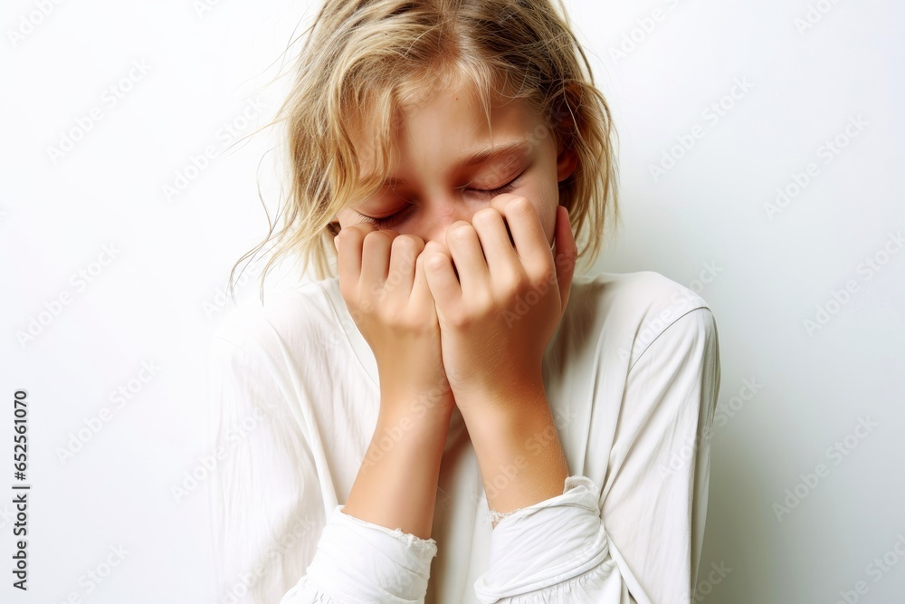 Symptoms of health issues and disease, Pain, stress on child, medical treatment, diseases symptoms concept Symptoms of health issues and disease, Pain, stress on child, medical treatment, diseases symptoms concept