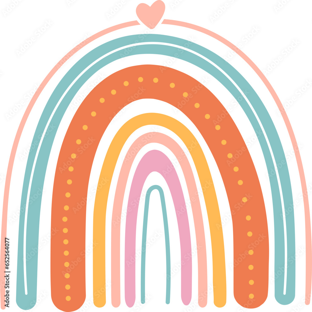 Boho Rainbow Element Boho Rainbow Element