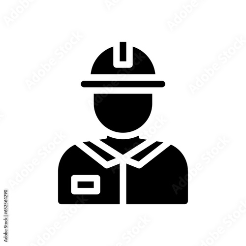 laborers glyph icon