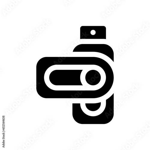 flash disk glyph icon