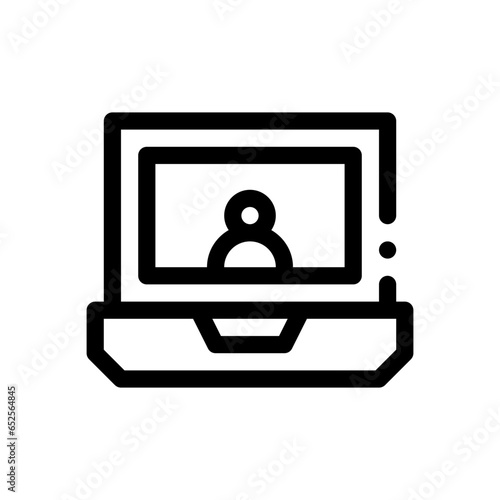 videocall line icon