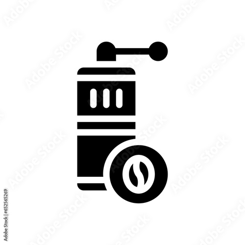 coffee grinder glyph icon