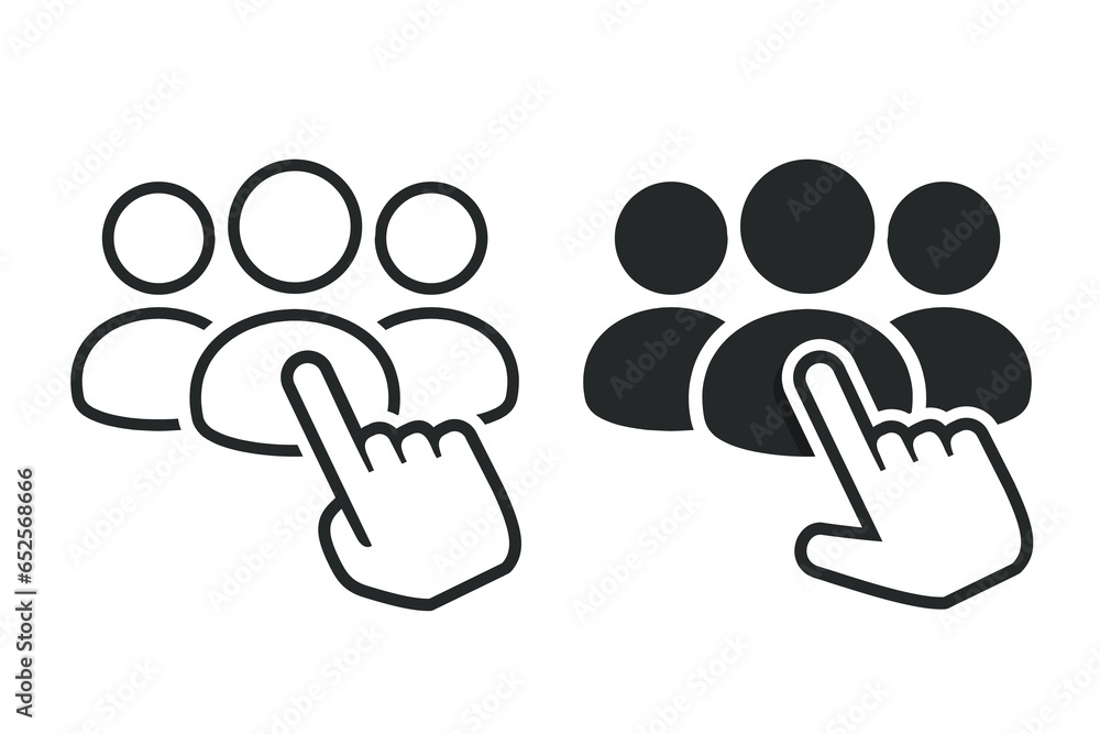 Select person icon. Illustration vector Select person icon. Illustration vector