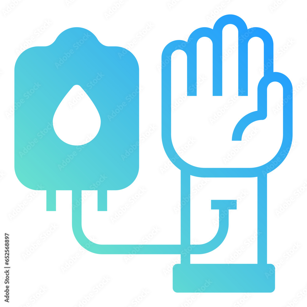 Fototapeta premium blood donors icon illustration