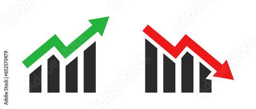 Growing and declining graph
