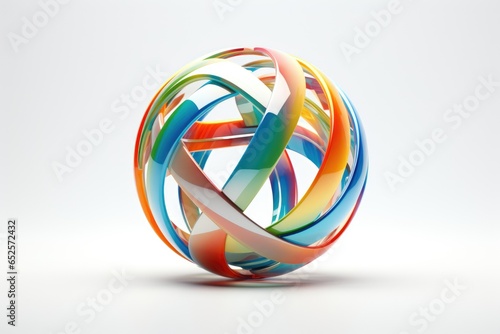 3d sphere with balls