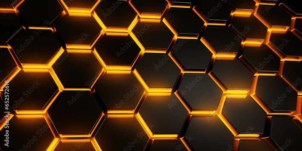 abstract background with honeycombs
