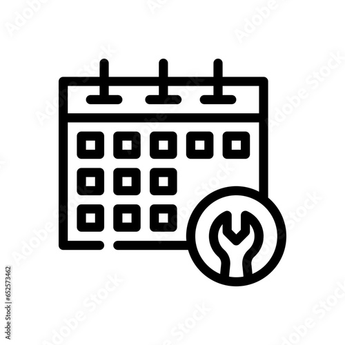 schedule line icon