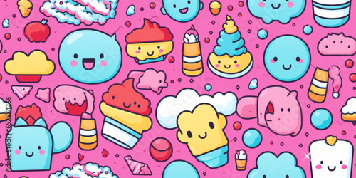 super cute candies pattern