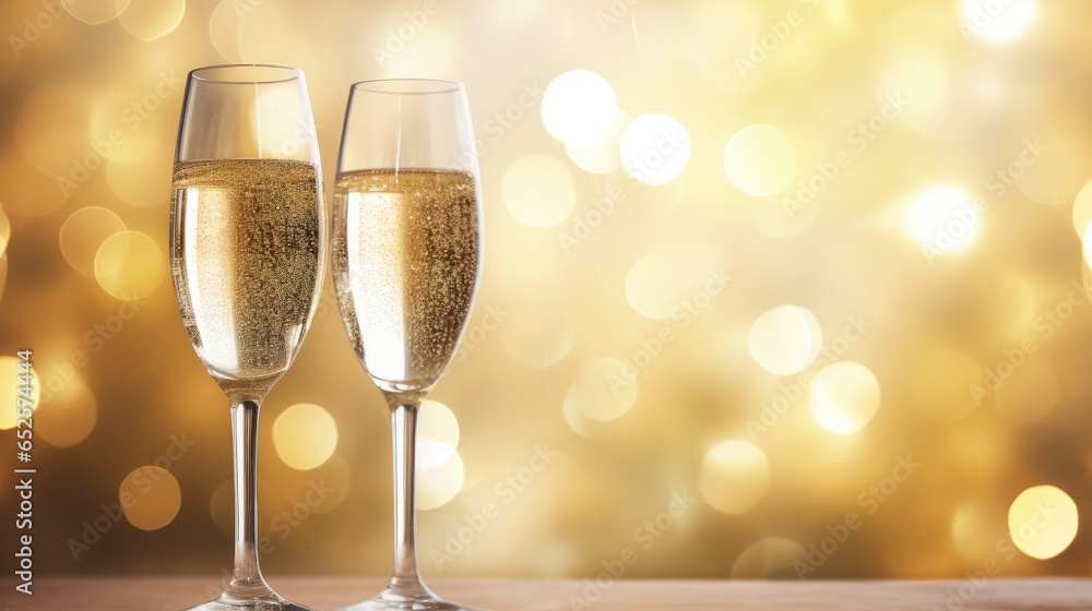 two glasses of champagne two glasses of champagne