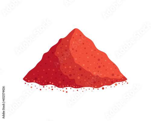 chili pepper powder illustration