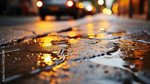 Rainy Concrete Streets