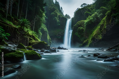 waterfall in kanchanaburi country