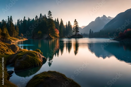 lake in the mountains © Laiba