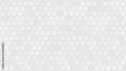 simple geometric background with hexagonal cell texture, honeycomb grid seamless pattern, vector illustration with honey hexagon cells