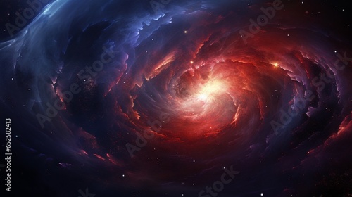a space backdrop showcasing the ethereal beauty of a spiral galaxy in deep space