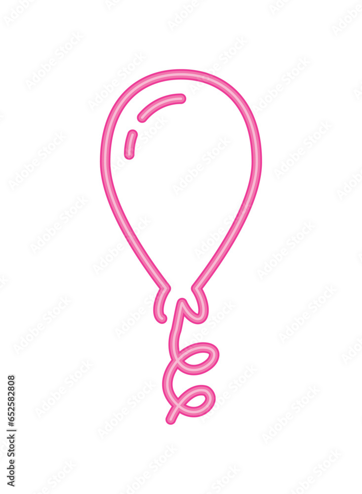 helium neon balloon funny icon helium neon balloon funny icon