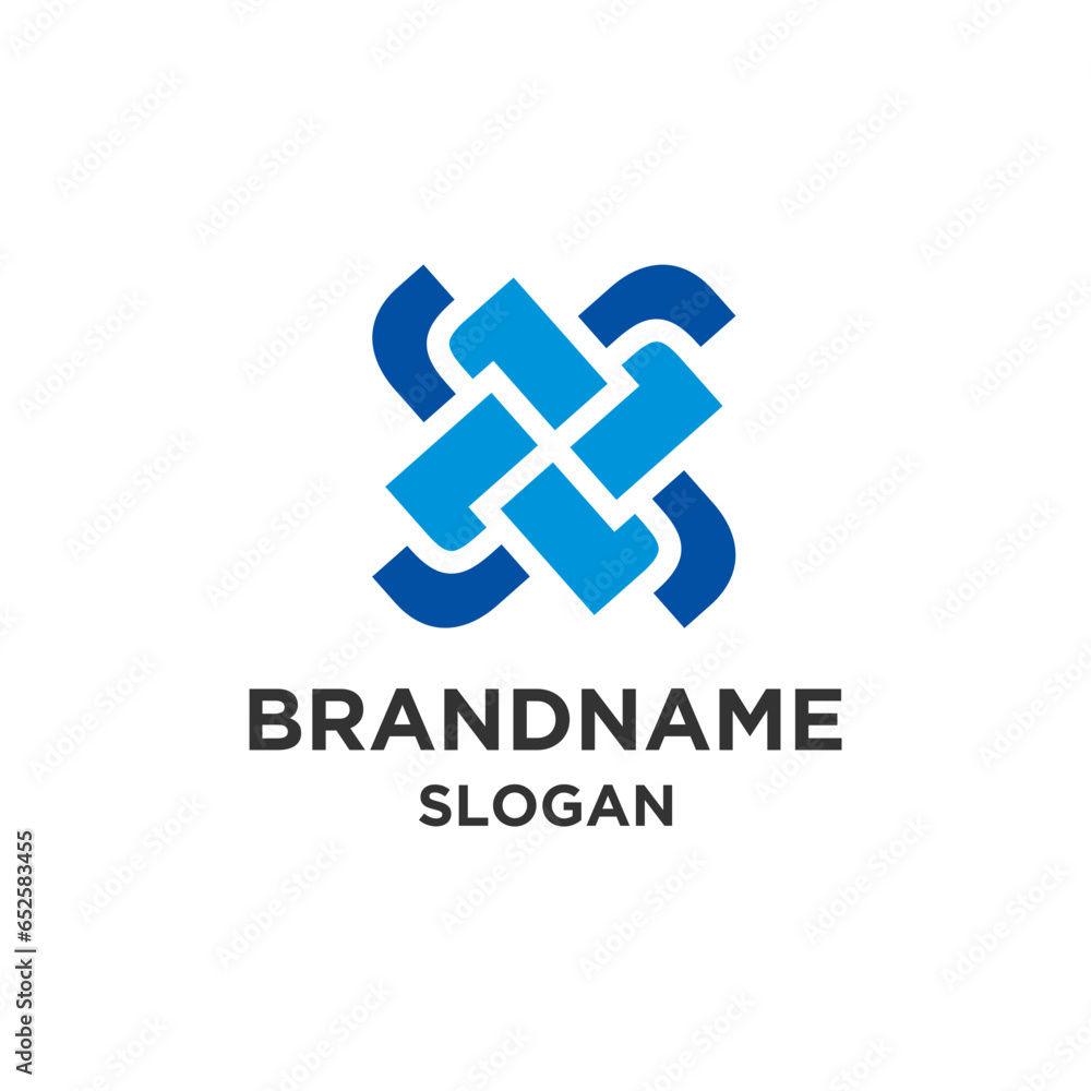 Obraz premium Abstract colorful logo vector design