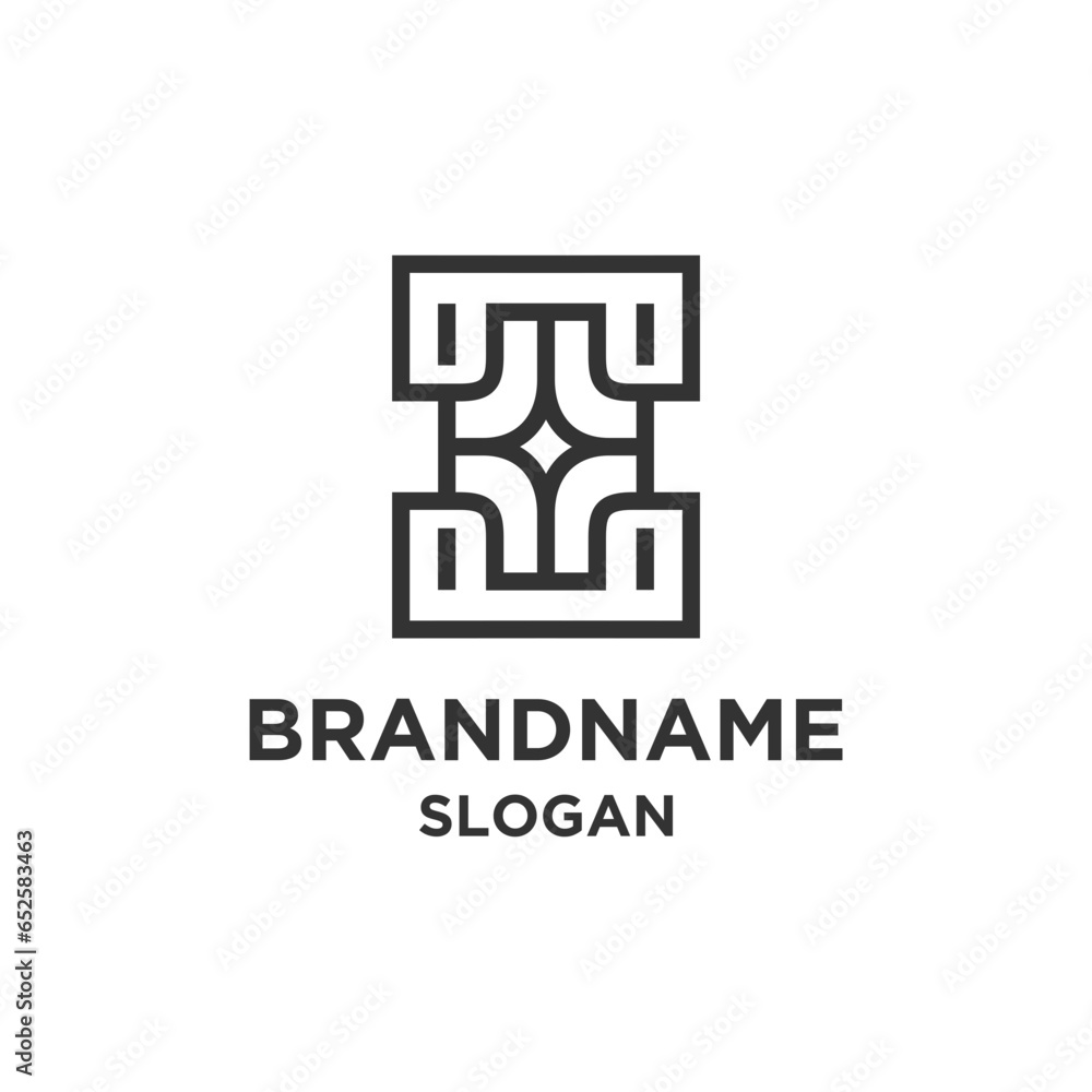 Logo line brand vector Logo line brand vector