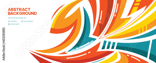 colorful Auto Wrap Design Elements