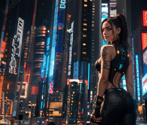 mujer cyborg