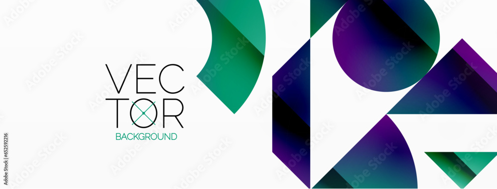 Dynamic abstract vector background. Harmonious fusion of circles, squares, and triangles. Geometric elements intertwine to create mesmerizing backdrop. Each shape contributes to kaleidoscope of forms Dynamic abstract vector background. Harmonious fusion of circles, squares, and triangles. Geometric elements intertwine to create mesmerizing backdrop. Each shape contributes to kaleidoscope of forms