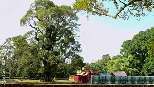 The Muaro Jambi Temple Complex is currently undergoing restoration.
is a historical relic from the Srivijaya kingdom located in Jambi province, Indonesia, and is included in UNESCO's world heritage photo