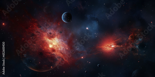 Galaxy and Nebula Abstract space Celestial Galaxy and Nebula Abstract