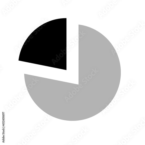 illustration of a icon chart pie 