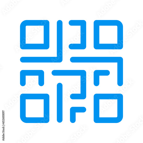 illustration of a icon QRcode