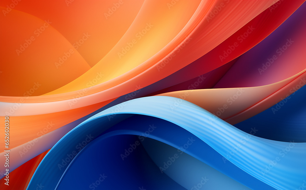 abstract background featuring vibrant and dynamic bent spherical shapes in warm colors. abstract background featuring vibrant and dynamic bent spherical shapes in warm colors.