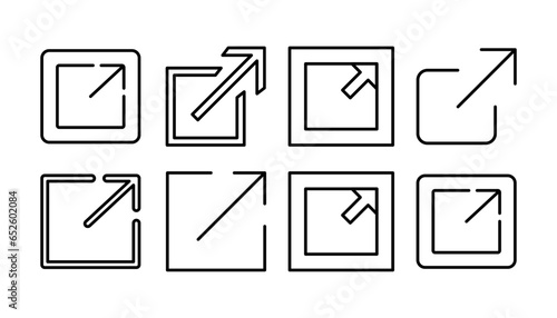Free Download External link icon vector. hyperlink chain symbol. download, share, - GFXLoad
