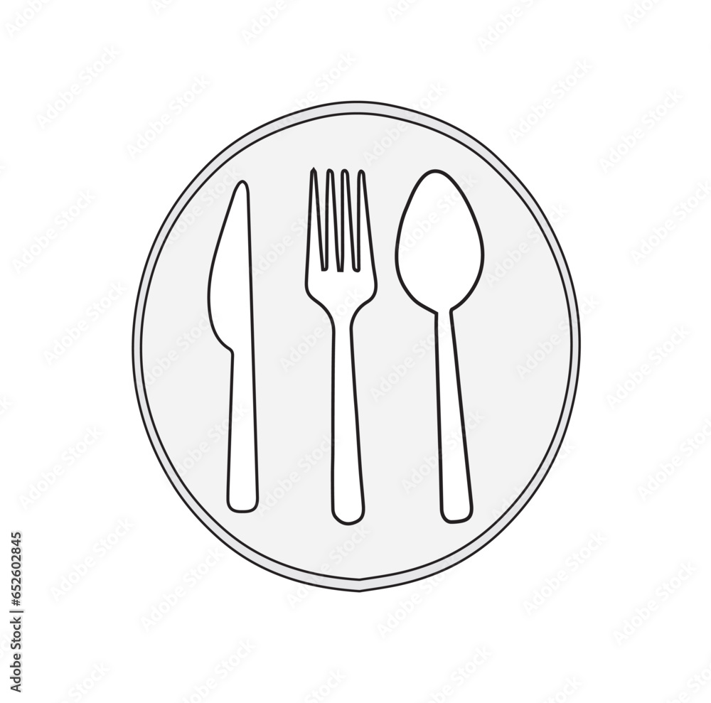 Cutlery fork graphic design template vector isolated. fork and knife cutlery tool icon vector illustration design. Fork food illustration. Cutlery fork graphic design template vector isolated. fork and knife cutlery tool icon vector illustration design. Fork food illustration.