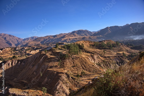 Beautiful landscape of Colca canyon in Peru