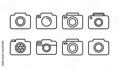 Camera Icon in trendy flat style isolated. Camera symbol web site design