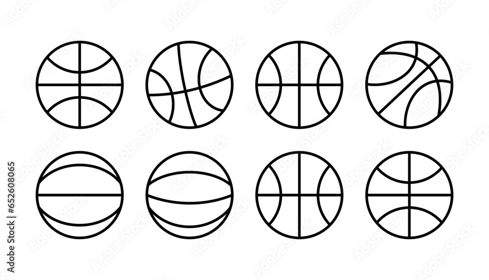 Fototapeta premium Basketball icon vector. basketball logo vector icon