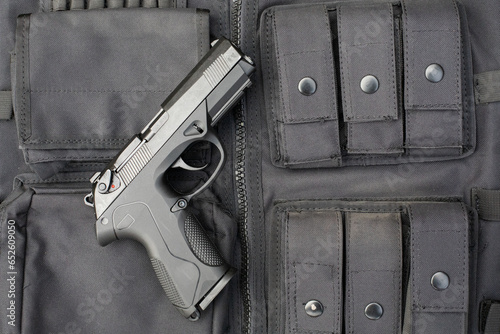 Fotografie, Obraz modern hand gun