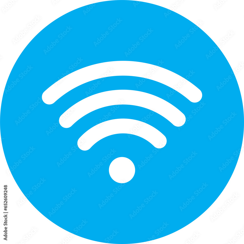 Wireless wifi or sign for remote internet access icon on white background, Flat style for graphic and web design Wireless wifi or sign for remote internet access icon on white background, Flat style for graphic and web design